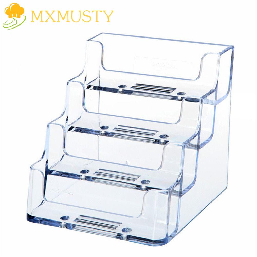 MXMUSTY Business Card Holder Desktop Conference Accessories Transparent ...