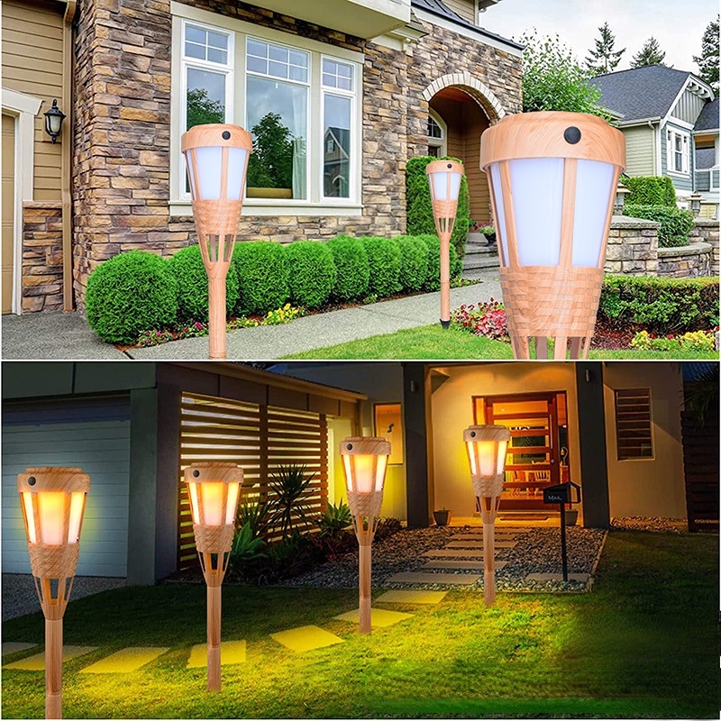 Hari Raya Bamboo Solar Garden Light Pelita Buluh LED Tanpa Wayar ...