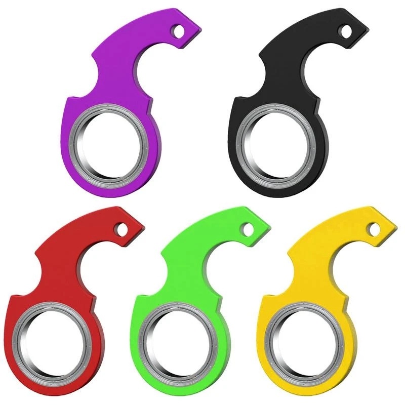 STL file Ninja Key Keychain Spinner, Keyrambit Fidget Spinner