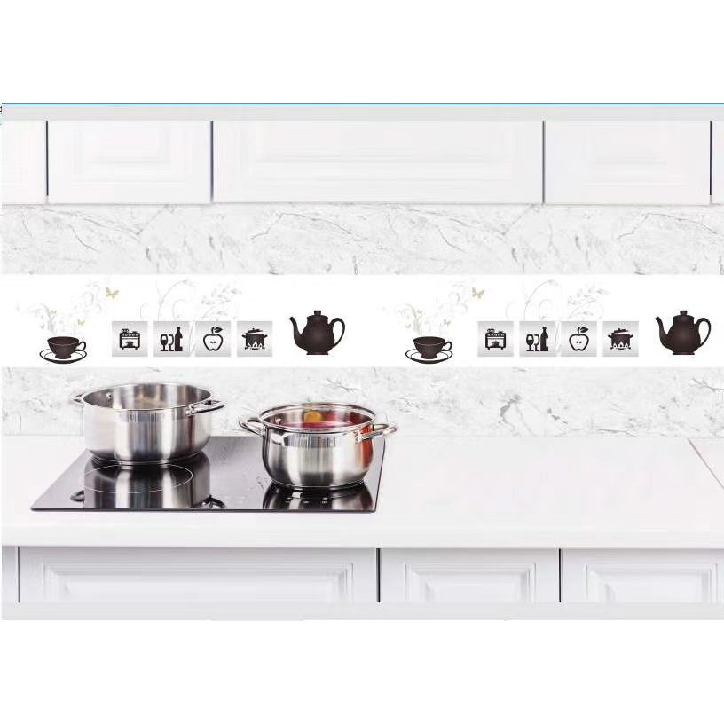 Decal Aluminum Coated Kitchen Sticker for Teapot, Size 60cm, Pre ...