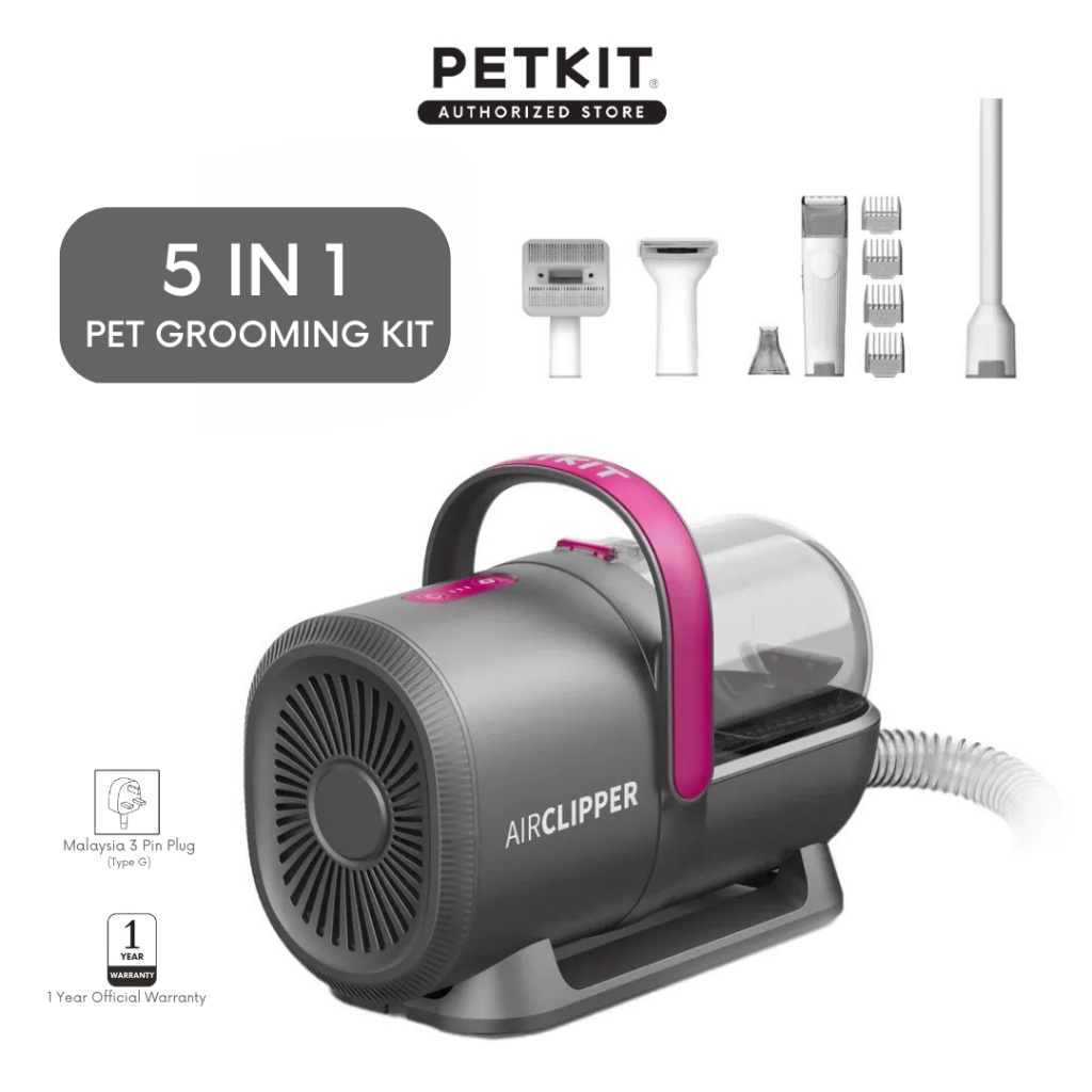 PETKIT GROOMING KIT 5 IN 1グルーミング PETKIT AIRCLIPPER 5 in 1 Pet Grooming Kit | Shopee Singapore