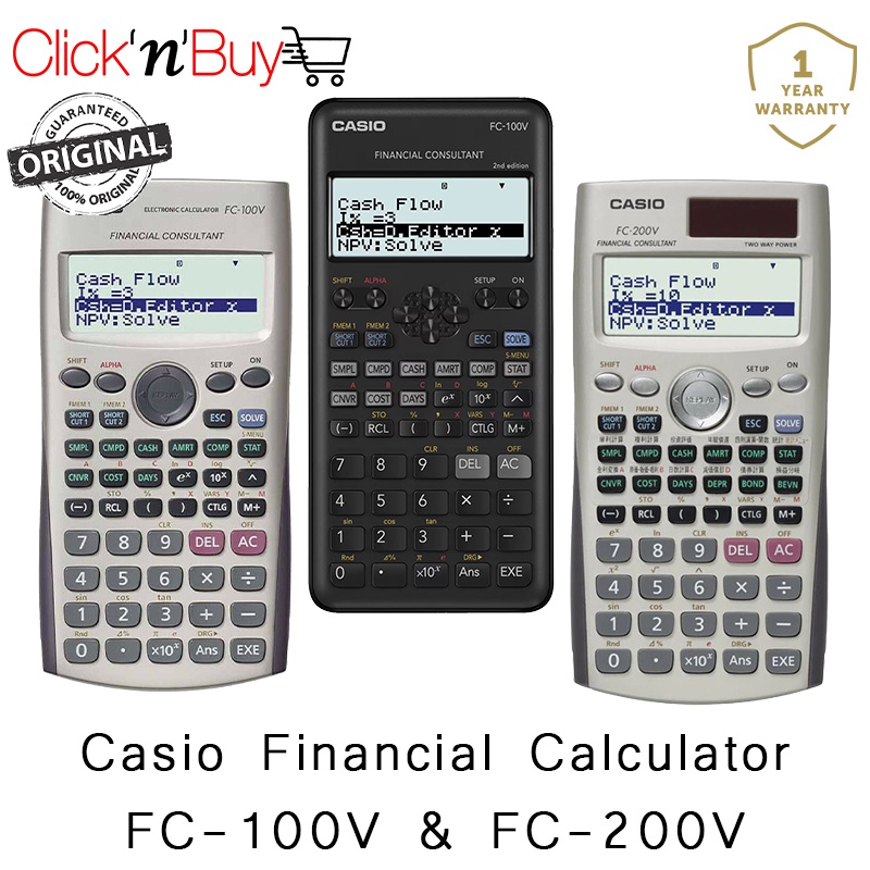 Casio fc100v financial calculator best sale