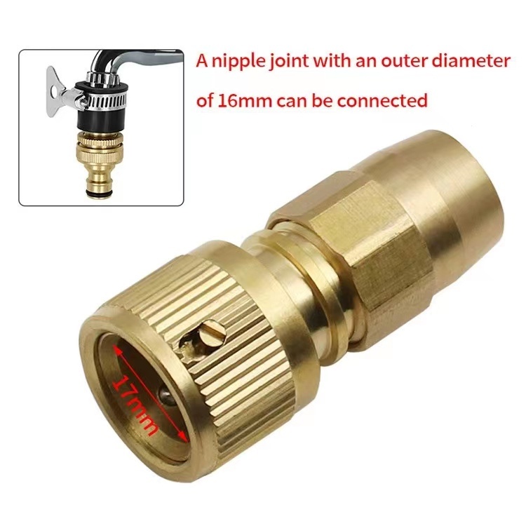 Brass garden watering car wash water gun quick connector quickconnect