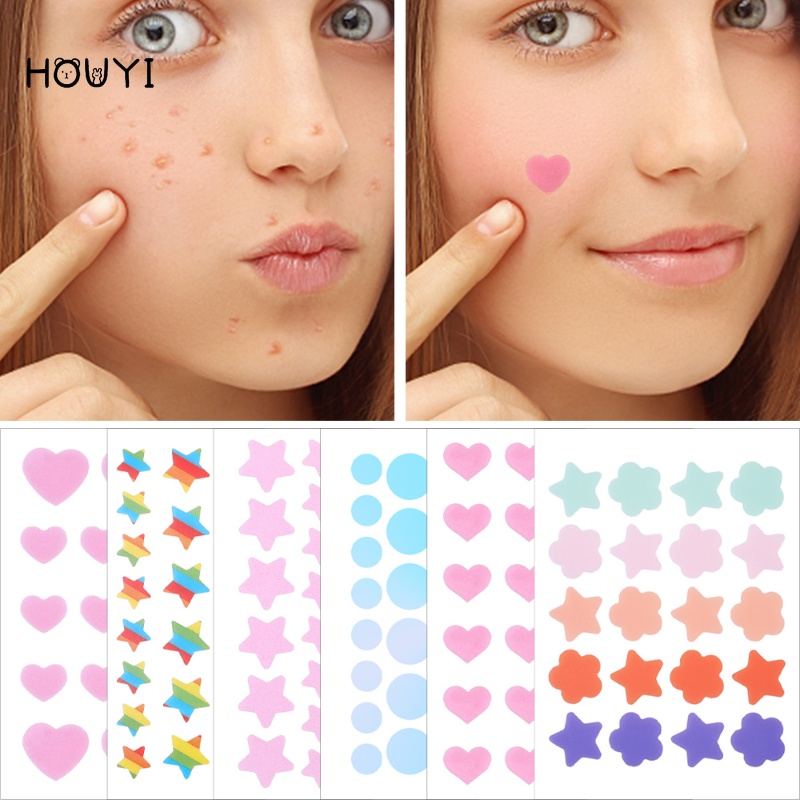 Heart Shape Acne Stickers/ Scar Pimple Acne Concealer Face Spot Repair