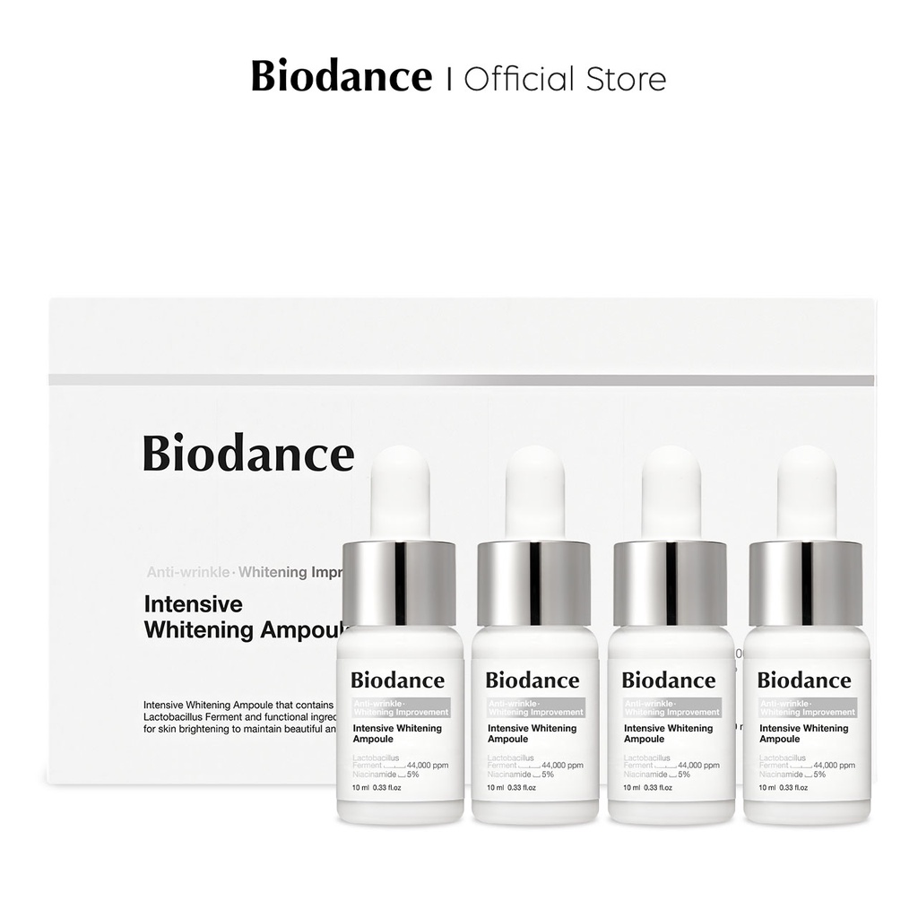 Biodance Intensive Whitening Ampoule, Brightening Serum, Strengthening