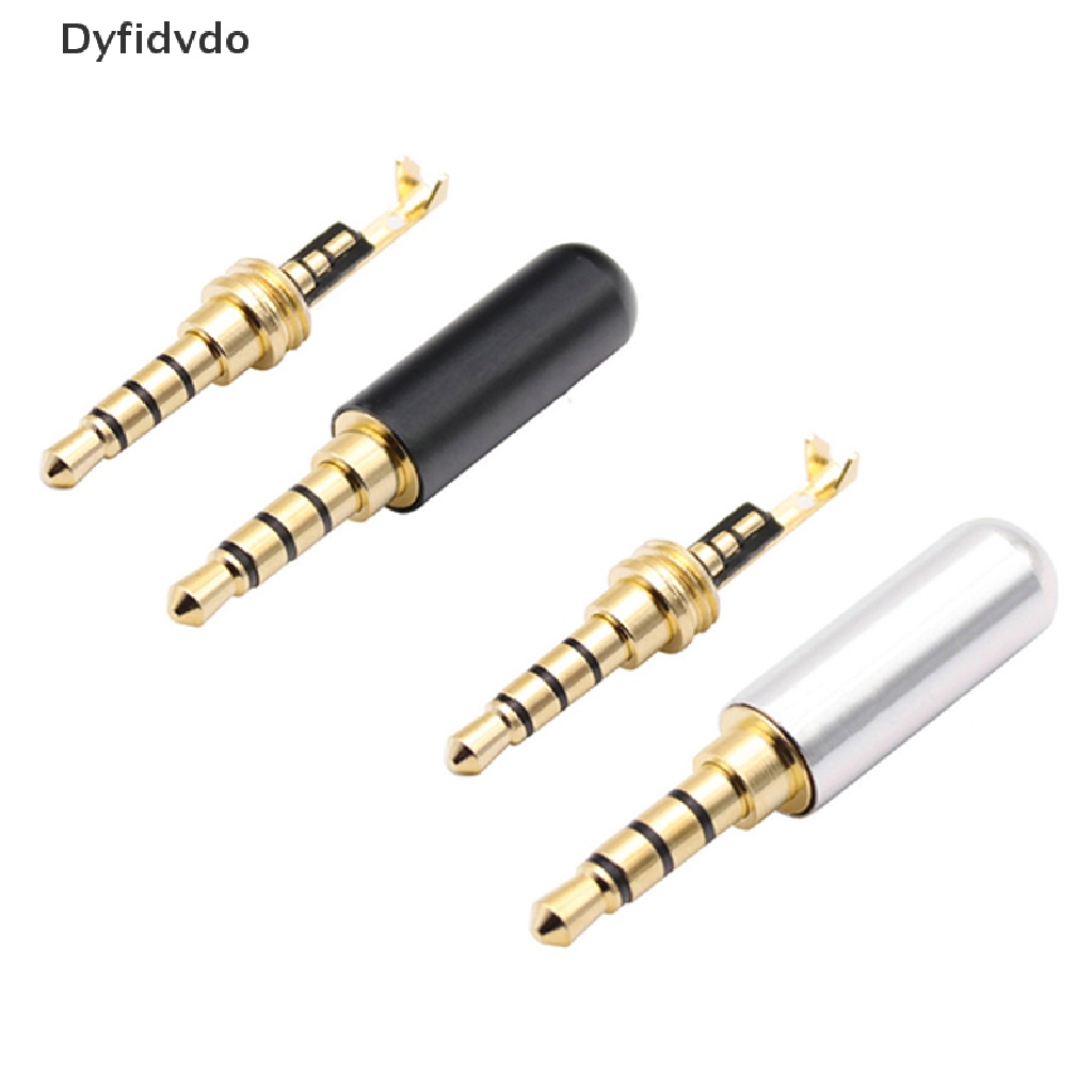 Dyfidvdo Headphone Jack Male Plug 3.5mm Audio Connector 4 Poles