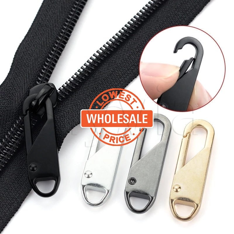 Instant Zipper Repair Kit Detachable Zipper Slider Puller Replacement