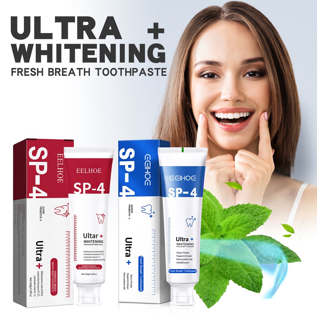 SP4 Toothpaste, SP7 Toothpaste 120g, Brightening & Stain Removing