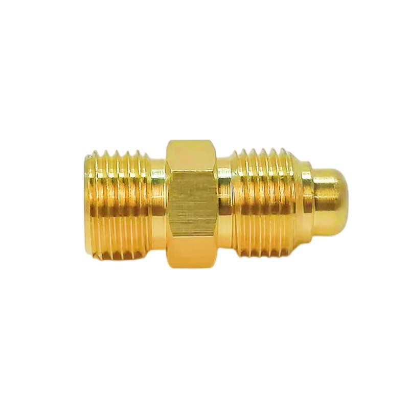 Welding Torch Connector Brass Thread from 5/8-18UNF to M16*1.5 Welding Regulator Accessory