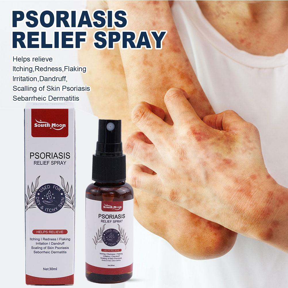 1/2/3PCS 30ml Psoriasis Relief Spray Hand Foot Scalp Eczema Relief