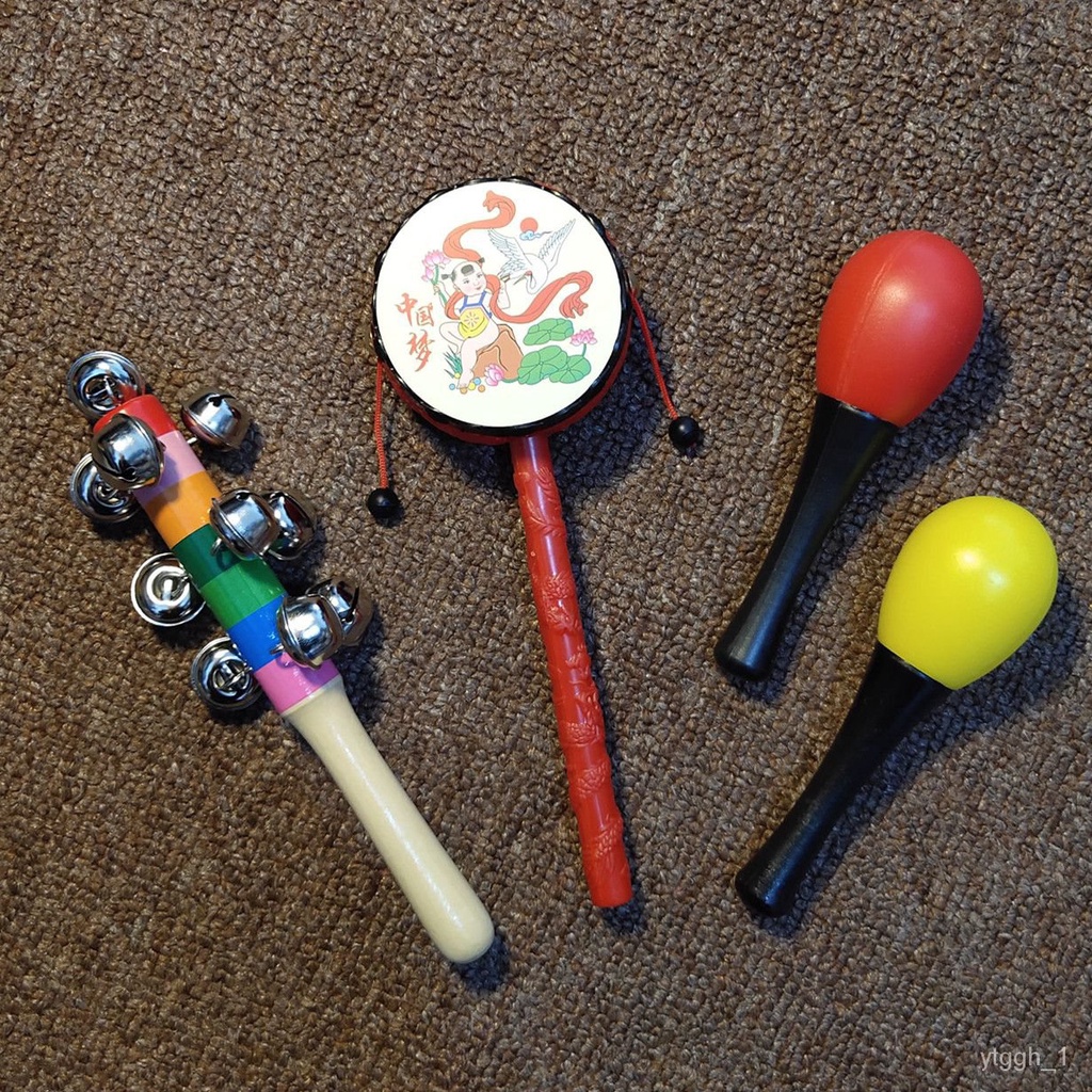 Free Shipping Newborn Baby Rattle Drum Traditional Toys Enlightenment