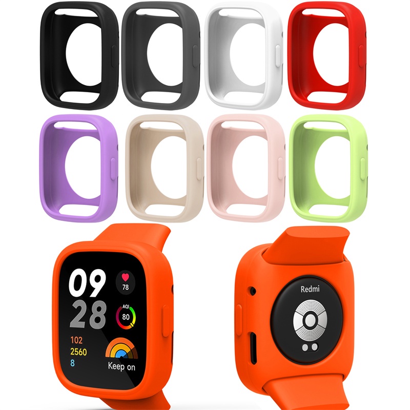 redmi watch3 Soft Silicone Smart Watch Case for redmi watch 3 Watch  Accessories xiaomi