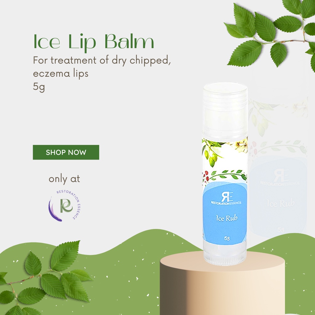 [RESS/Restoration Essence] Ice Lip Balm (for treatment of dry chipped