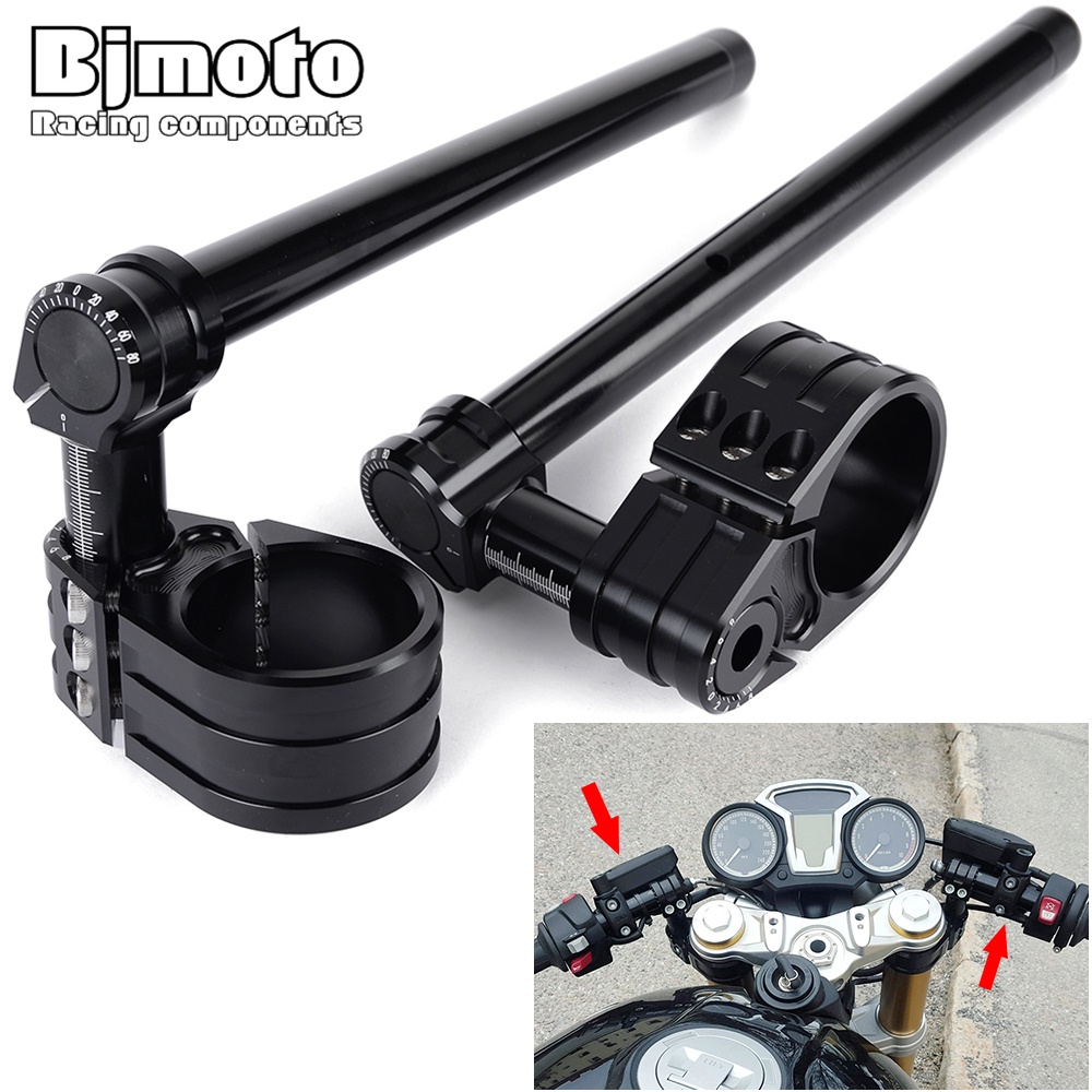 22mm 7/8'' CNC Adjustable ClipOn Handlebar For Honda CBR600 CBR650R