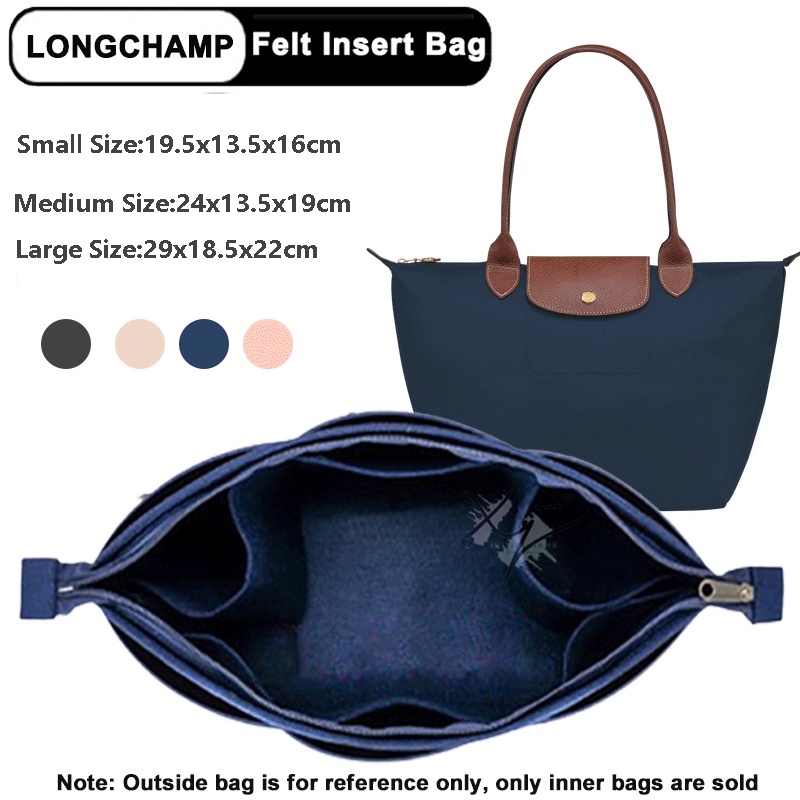 Felt Insert Bag Organizer For LONGCHAMP Le Pliage Bag Organiser 12