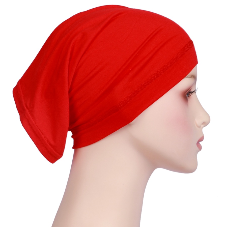 Women's Cotton Floral Long Headwrap Scarf - Muslim Hijab Cap, Turban Style, Soft & Breathable