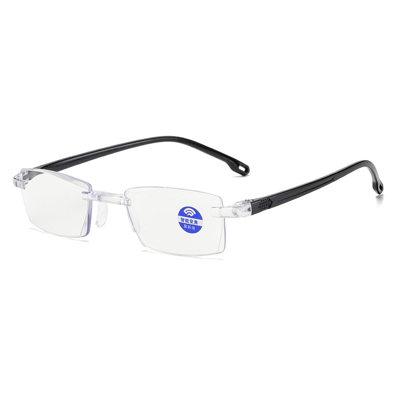 New Unisex Borderless Smart Zoom Prescribe Glasses Antiblue Light AntiRadiationProgressive