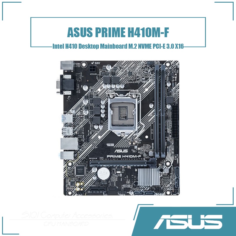 ASUS PRIME H410MF Computer Motherboard LGA 1200 DDR4 64G For Intel