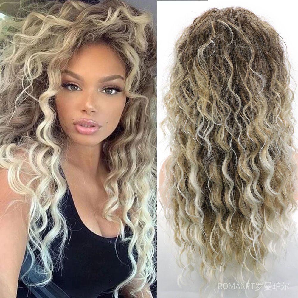 Curly wigs for caucasian best sale