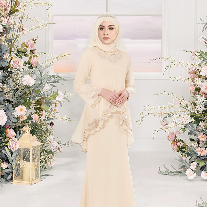 Muslimah Dress Wedding Dress Engagement Shirt Modern Kurung