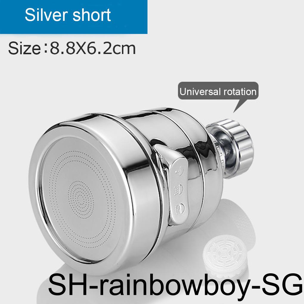 Faucet Aerator Shower Head Extender Kitchen ABS Stainless Steel