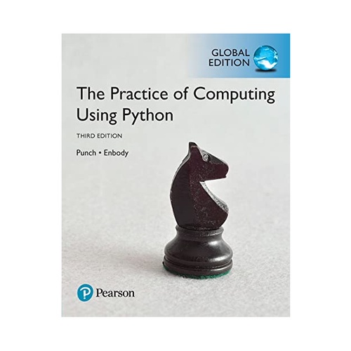 Pre-Order The Practice Of Computing Using Python, Global Edition, 3rd ...