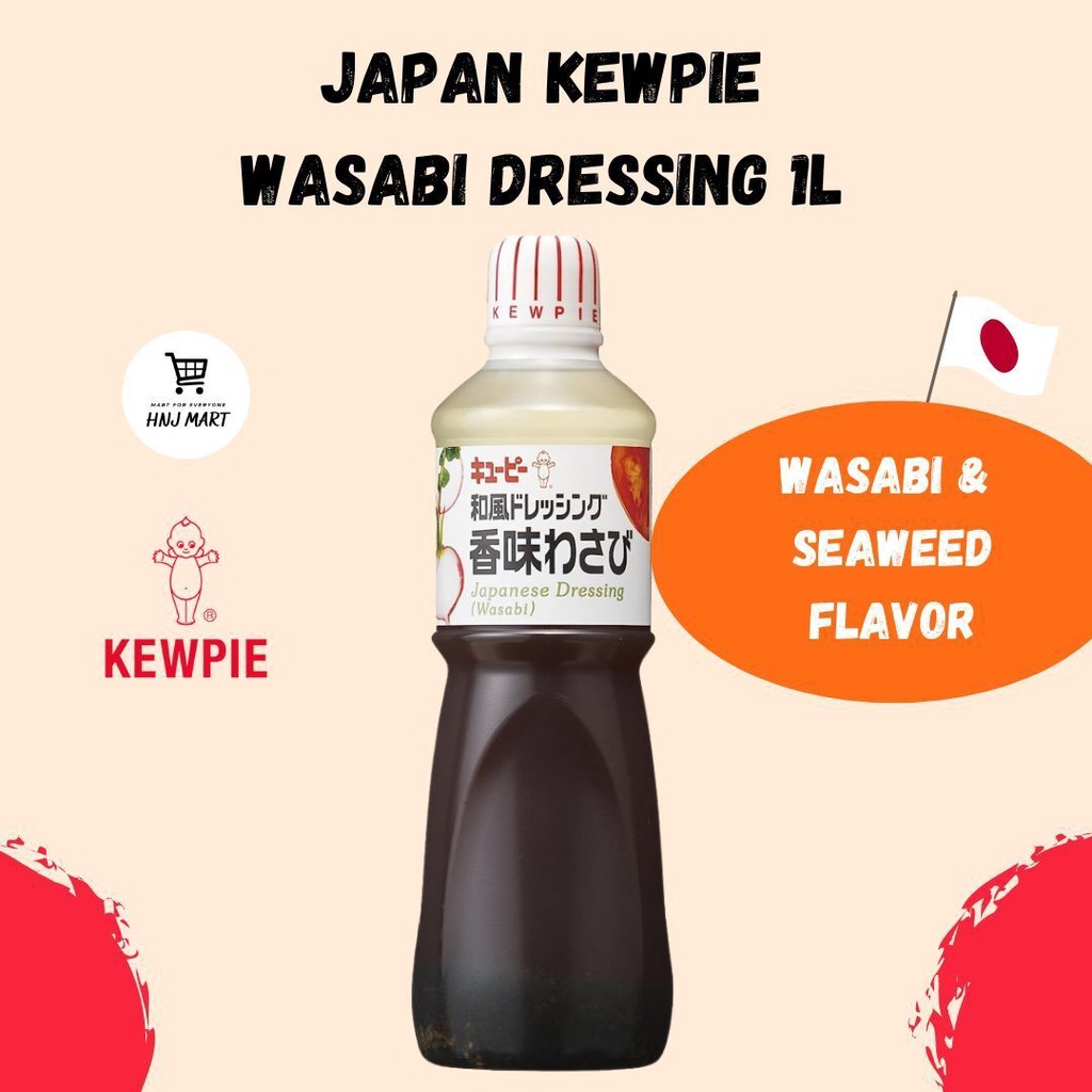 Kewpie Wasabi Dressing Wasabi Flavor Dressing for Seasoning Cooking