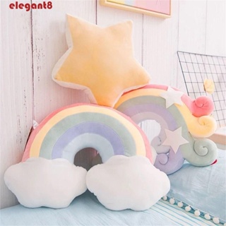 Soft Stuffed Doll Plush Rainbow Cloud Sun Toy Home Decor Rainbow Cloud  Cushion Cute Creative Weather Throw Pillow Kids Toys Gift