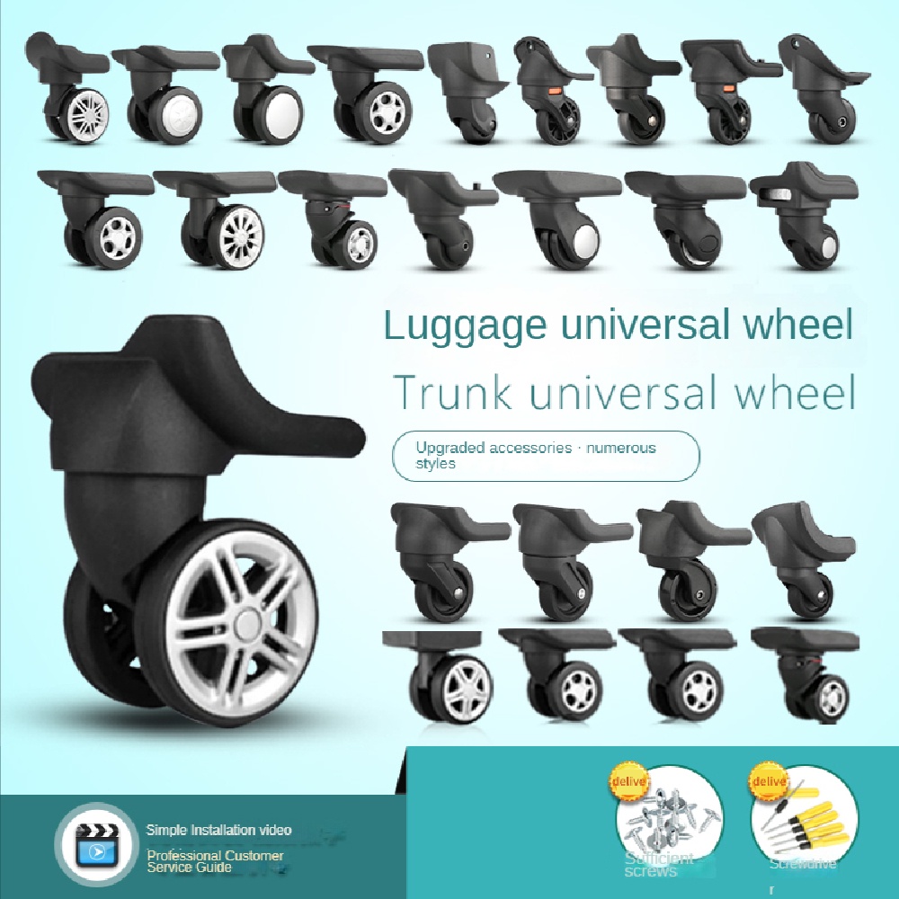 Luggage box wheel accessories universal wheel suitcase leather luggage ...