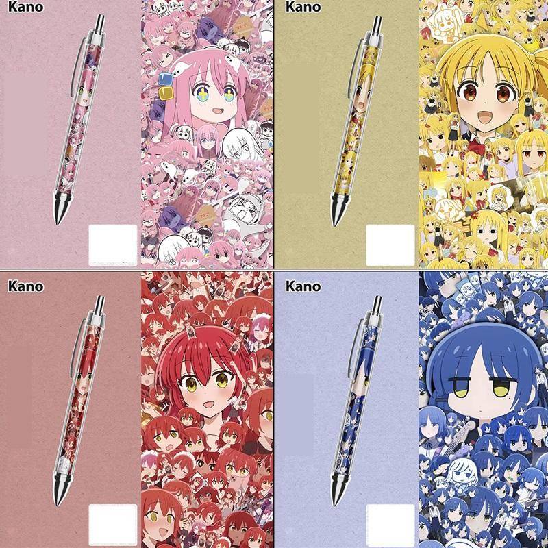 Anime Bocchi The Rock 0.5mm gel pen Black ink Ballpoint Pen School ...