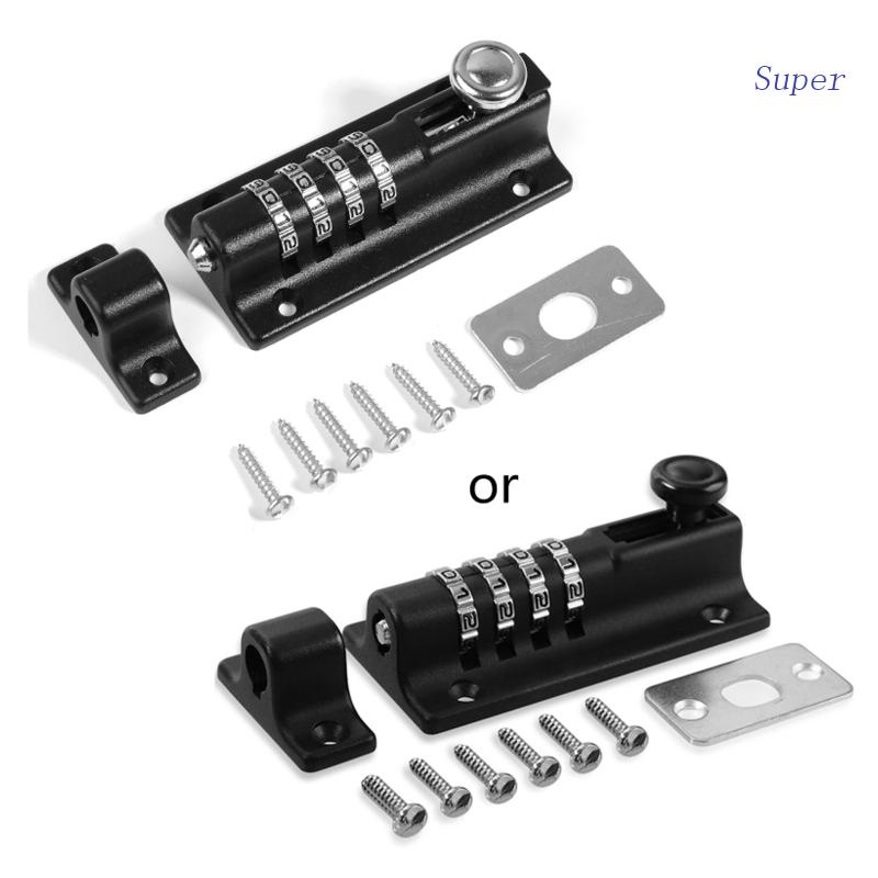 Super Thicken Solid Aluminum Alloy Combi-Bolt Combination Locking Bolt Childproofing