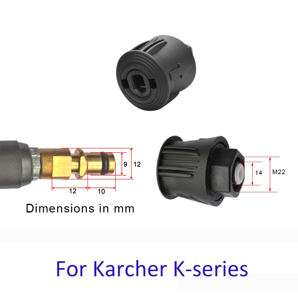 Pressure Washer Hose Connector Converter Power Washer Outlet Adapter ...