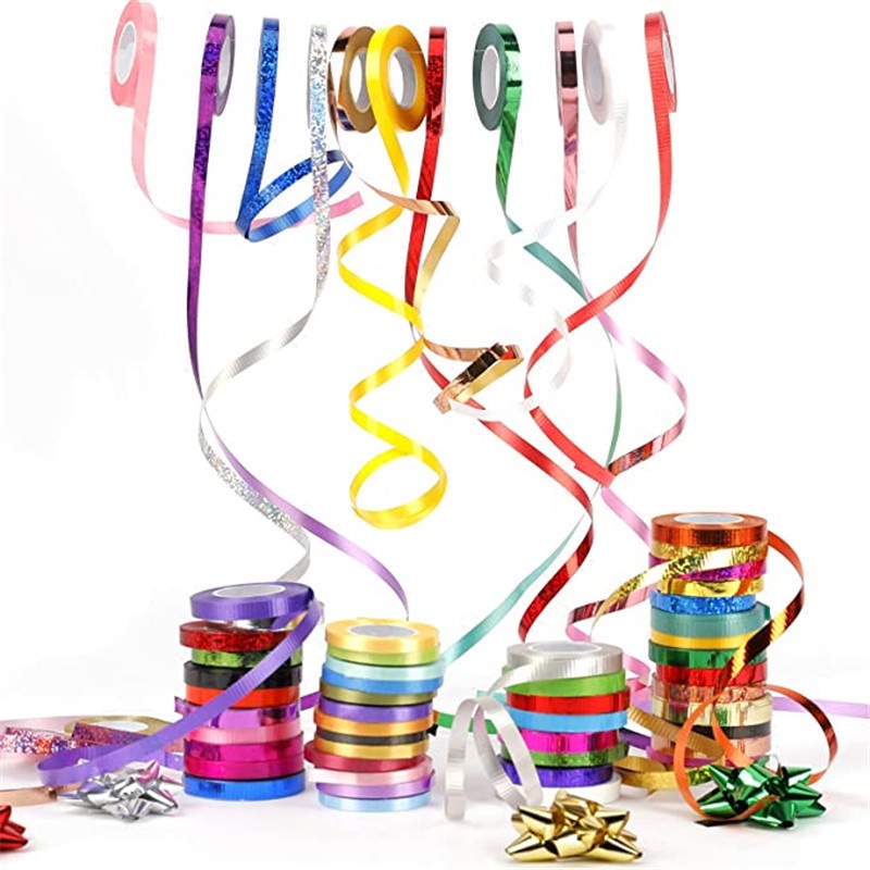 Laser Ribbon 10 M Balloon Ribbon Bunting Ribbon Birthday Party ...