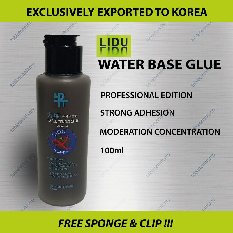 Lidu Glue Table Tennis Rubber Water Base Glue Water Solubility Bond Gam