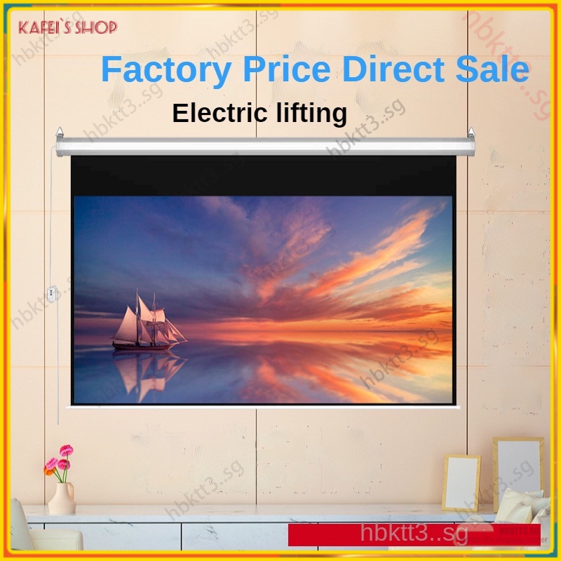 Electric Projection Screen HighDefinition 3D Home Theater Projection