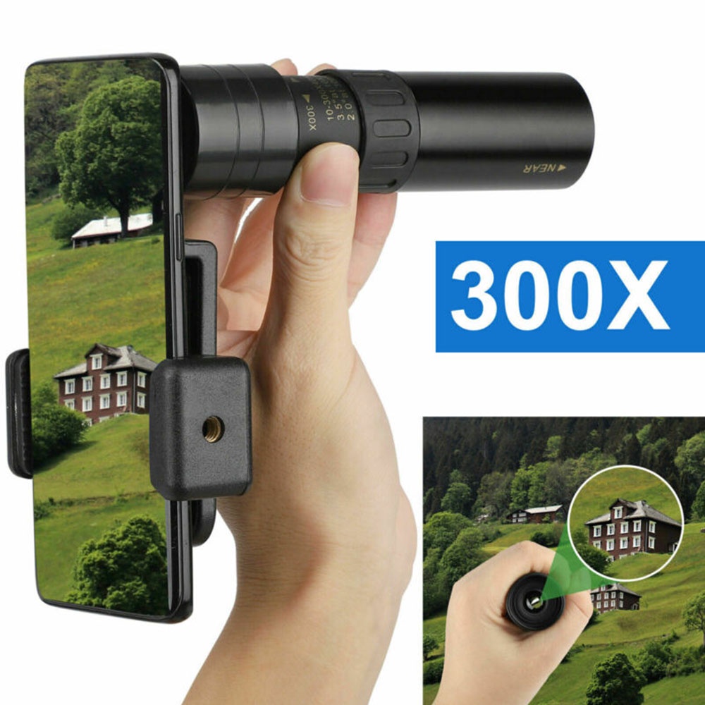 4K 10300X Super Telephoto Zoom Monocular Binoculars Pocket Telescope