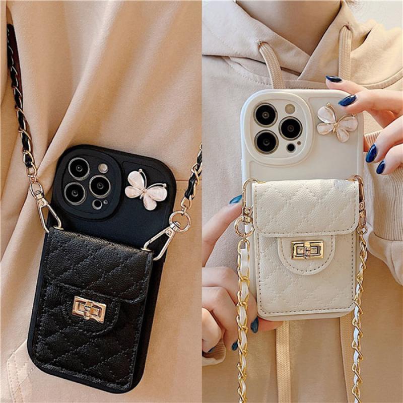 Ready Stock] Lingge Chanel Style Bow Card Holder iPhone14promax Apple 13 Phone  Case 11 Crossbody xr Silicone 12Lingge xiangfeng Bowtie Card Bag iPhone  xiaowanzi688.myxiaowanzi688my20230809