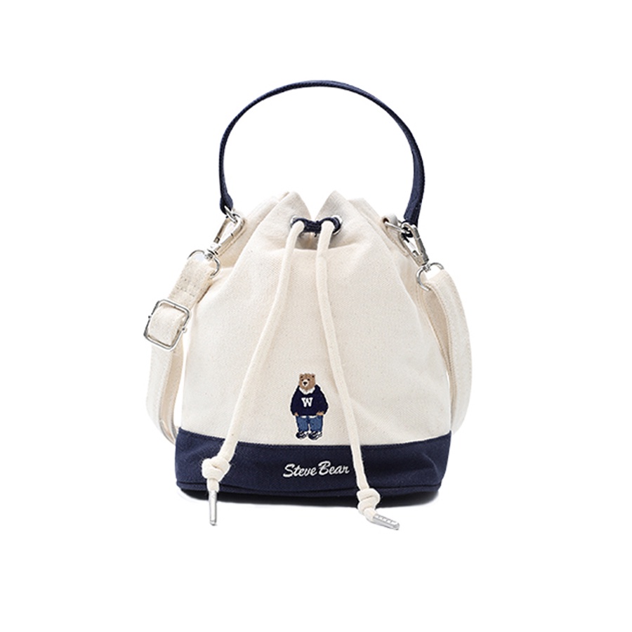 WHO.A.U] Steve New Canvas Bucket Bag | WHBGD2315A | Shopee
