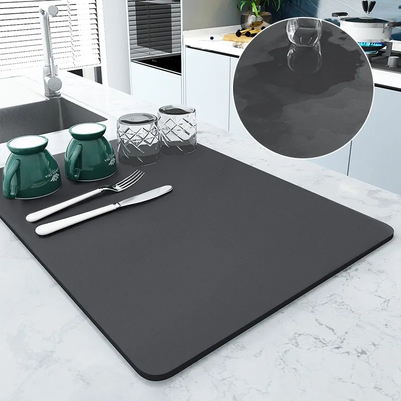Super Absorbent Antislip Coffee Dish Large Kitchen Absorbent Draining
