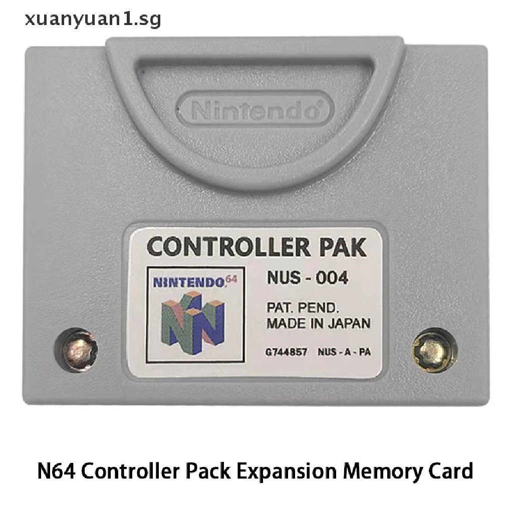 XUAN Pack Expansion Memory Card Cartridge for N64 Controller Pak (NUS