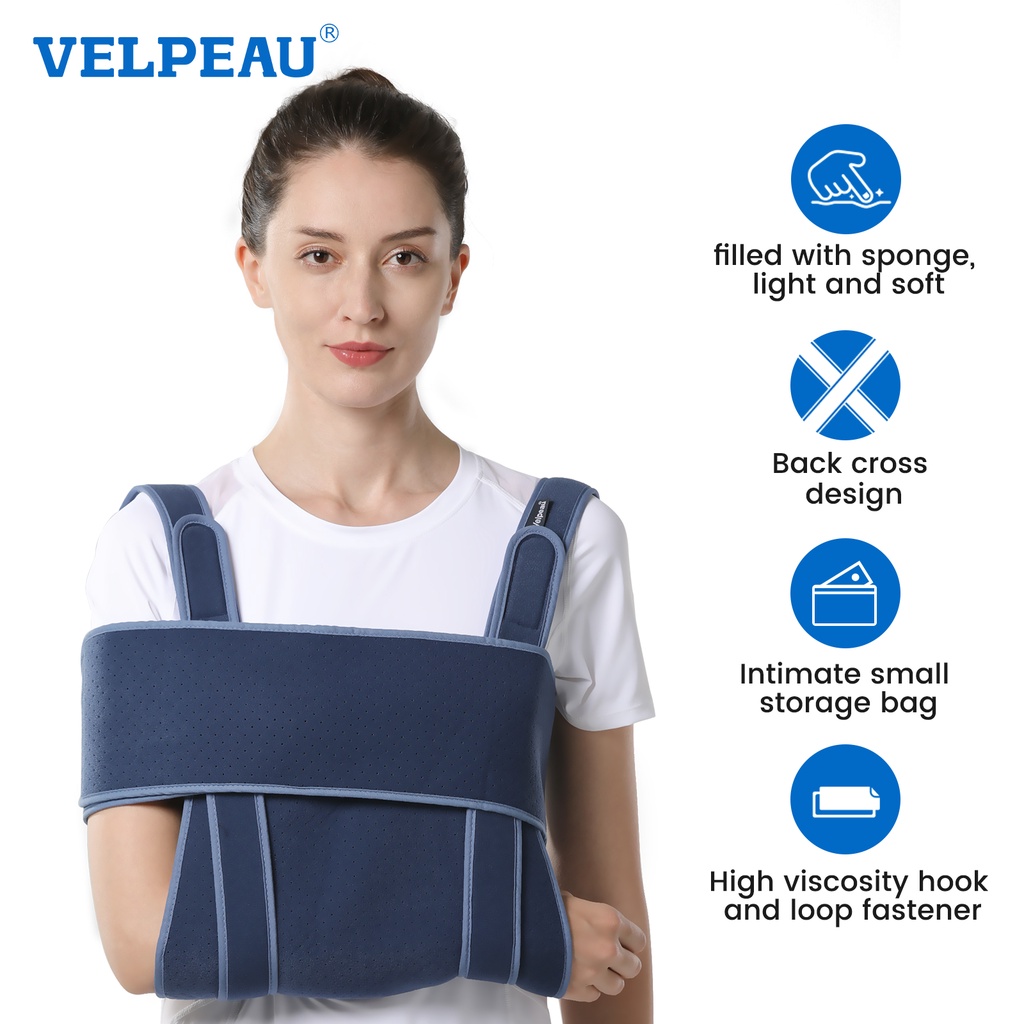 VELPEAU Shoulder Support Brace Breathable and Skin-Friendly