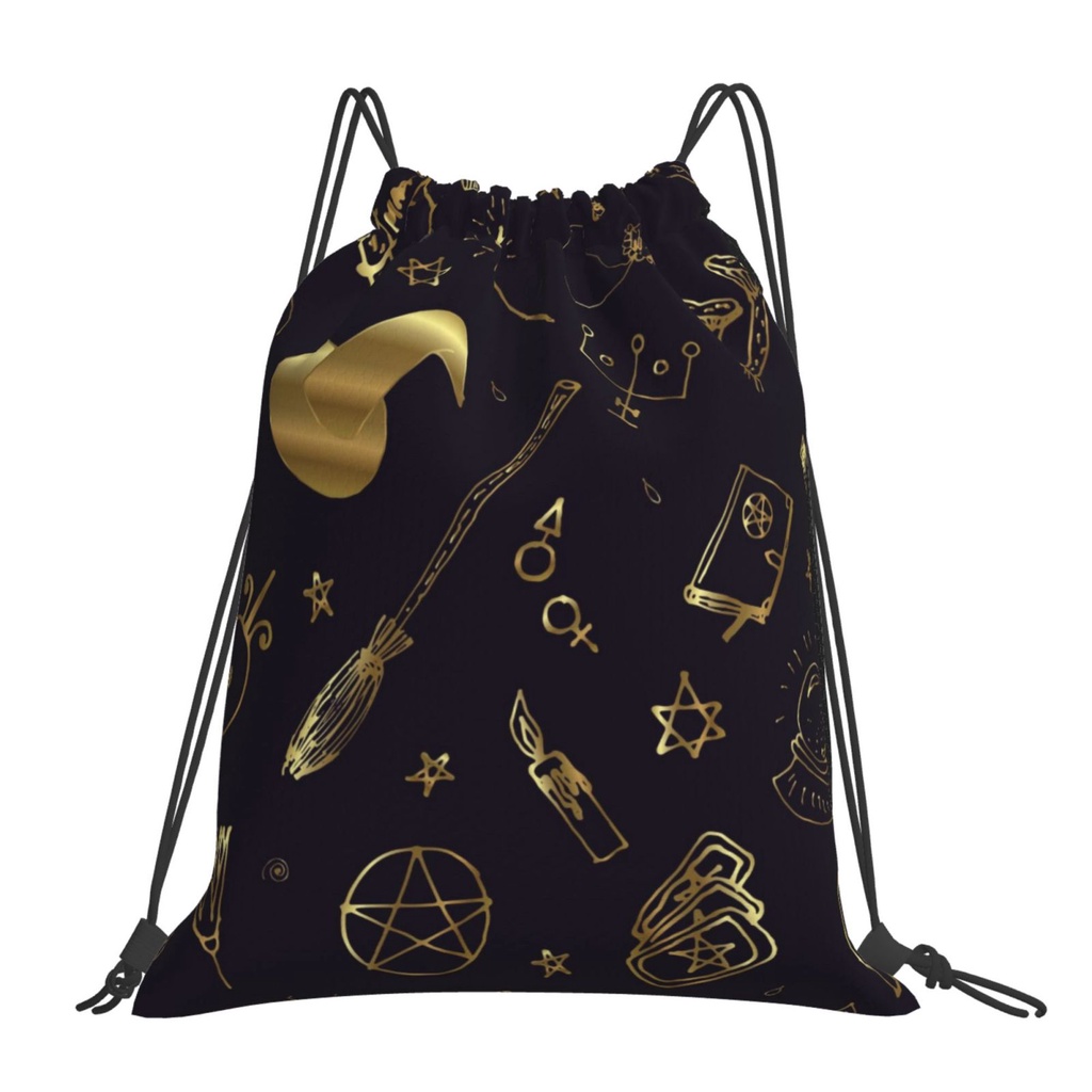 Gold hot sale drawstring bag