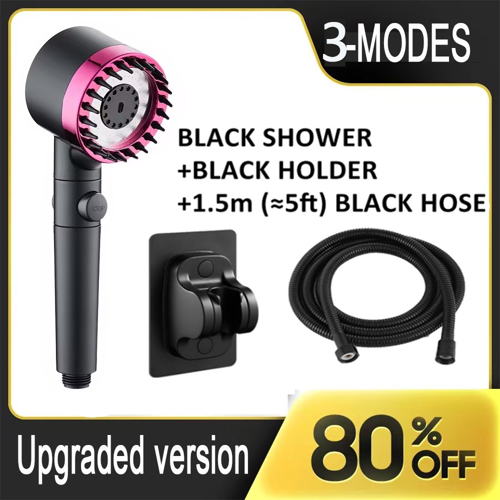 3-in-1 Refreshing Massaging Shower Head main image 1