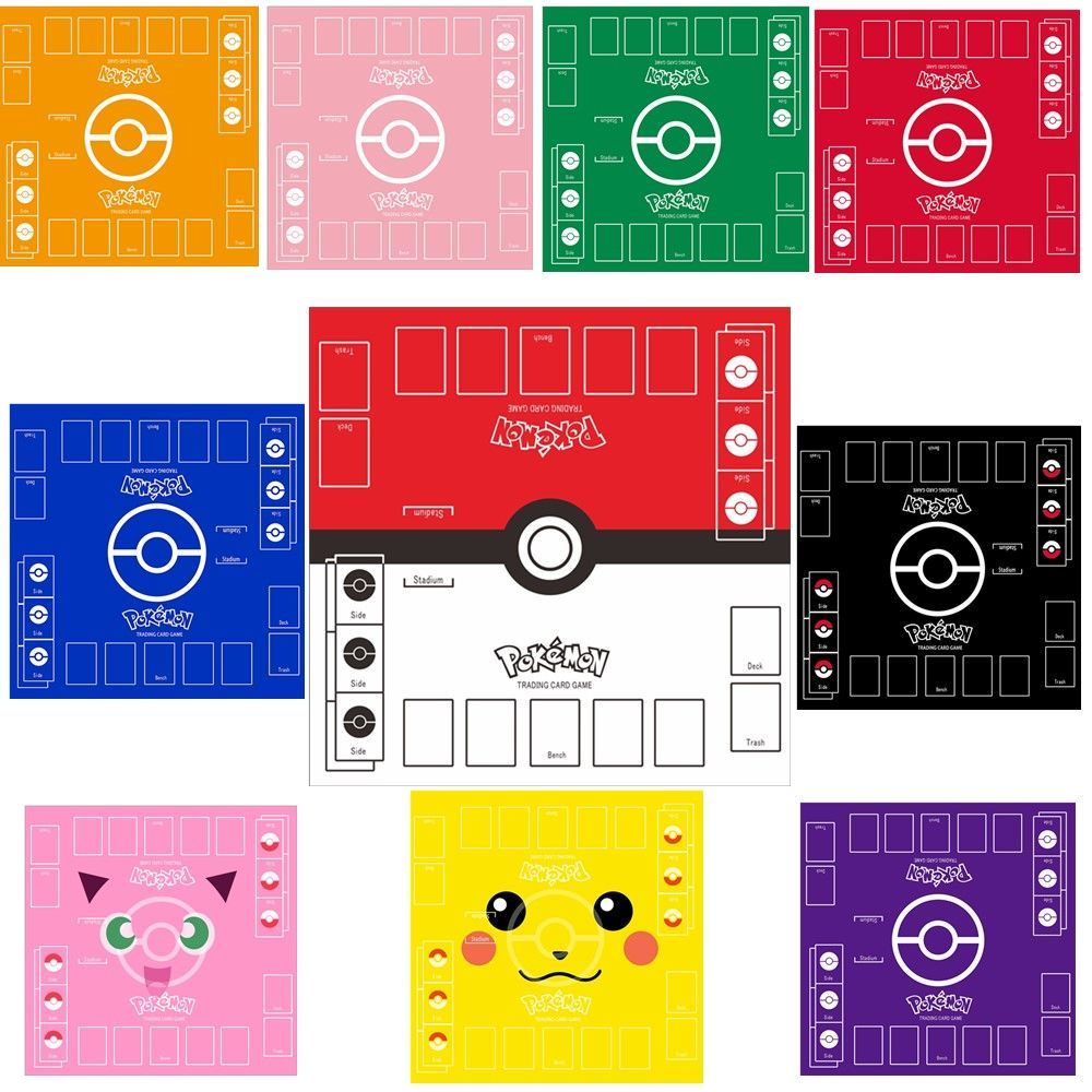 Pctg Card Mat Board Game Pokémon Table Mat Pokémon Pokémon Card Mat Pokémon Battle Table Mat ...