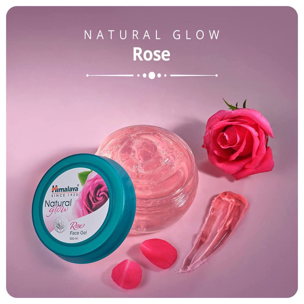 HIMALAYA NATURAL GLOW KESAR ROSE FACE GEL 100ml Shopee Singapore