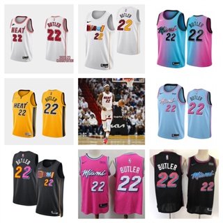 2020-2021 City Version NBA Miami Heat Pink & Blue #22 Jersey,Miami Heat