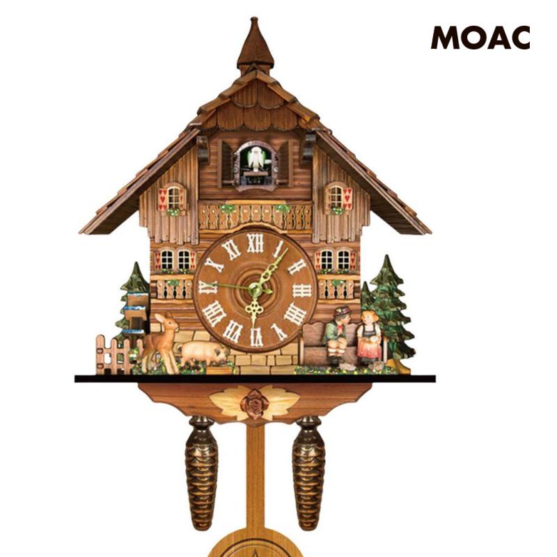 [ Wall Clock Cuckoo Watch Living Room Decoration | Shopee Singapore