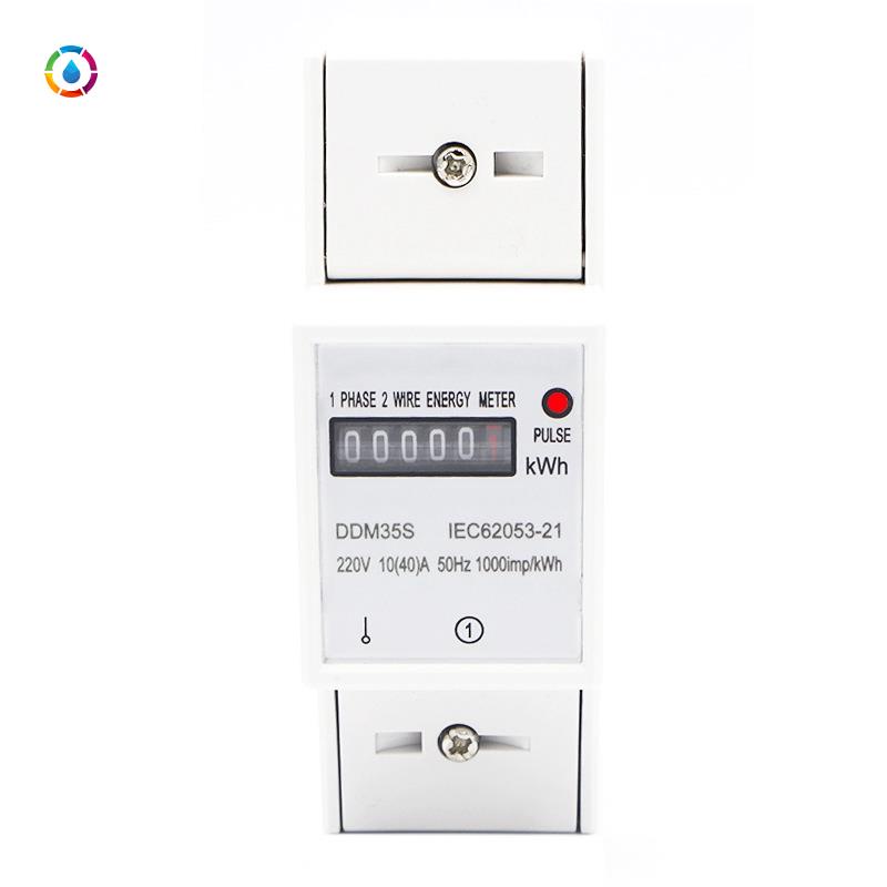 Single Phase Two Wire 220V 1040A Energy Meter KWh Counter Consumption