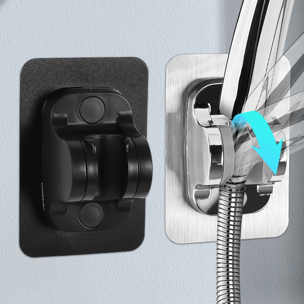 Waterproof Selfadhesive Firm Shower Head Holder / Adjustable Punch