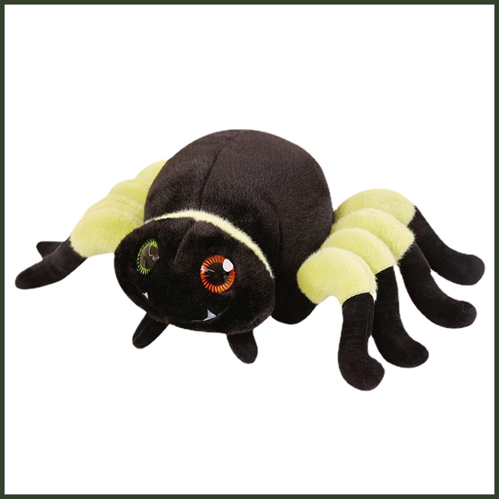 Stuffed Spider Simulation Plushie Stuffed Spider Plush Doll Halloween ...